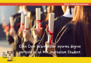 Open Door Warminster plays part in student’s final degree portfolio